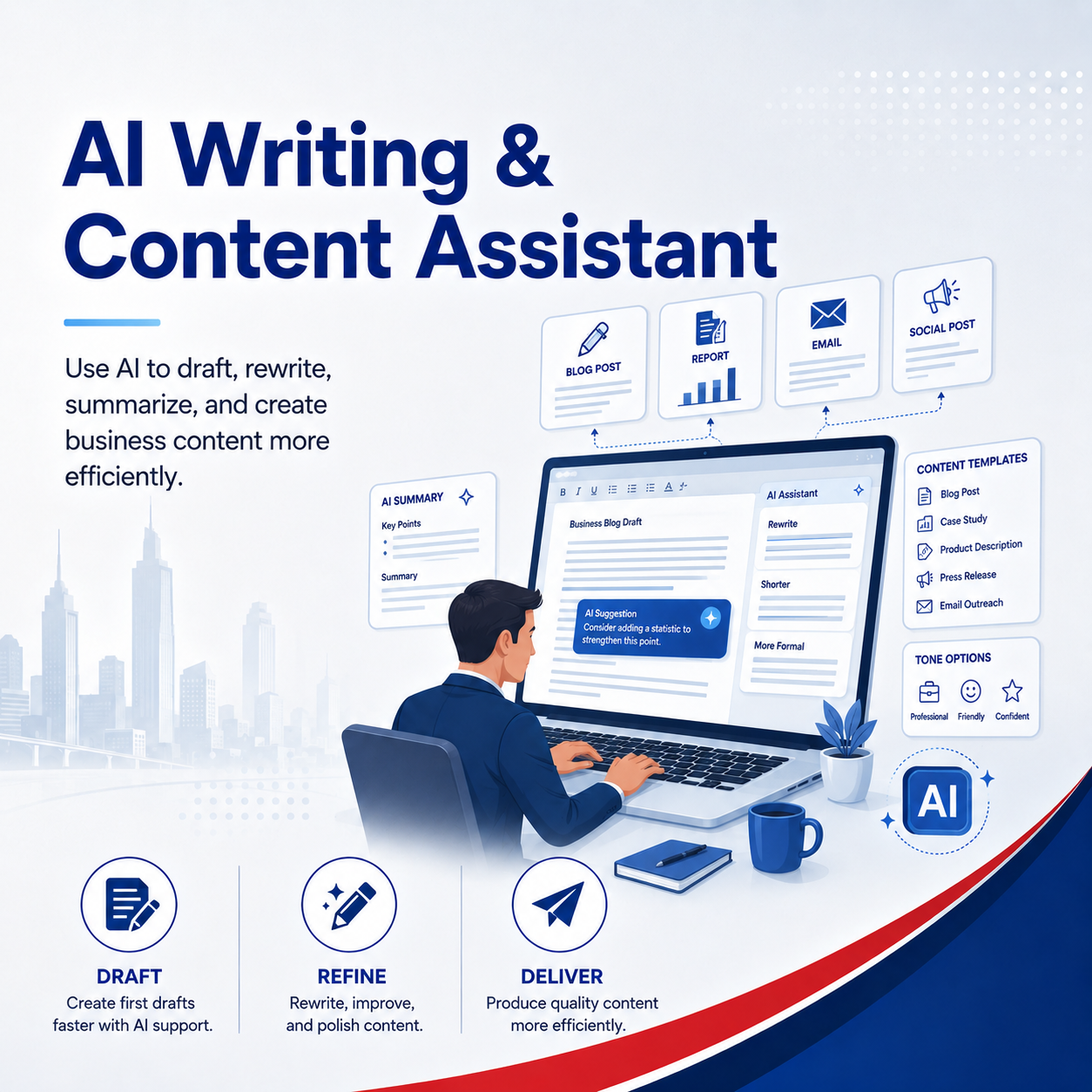 AI Writing and Content Assistant