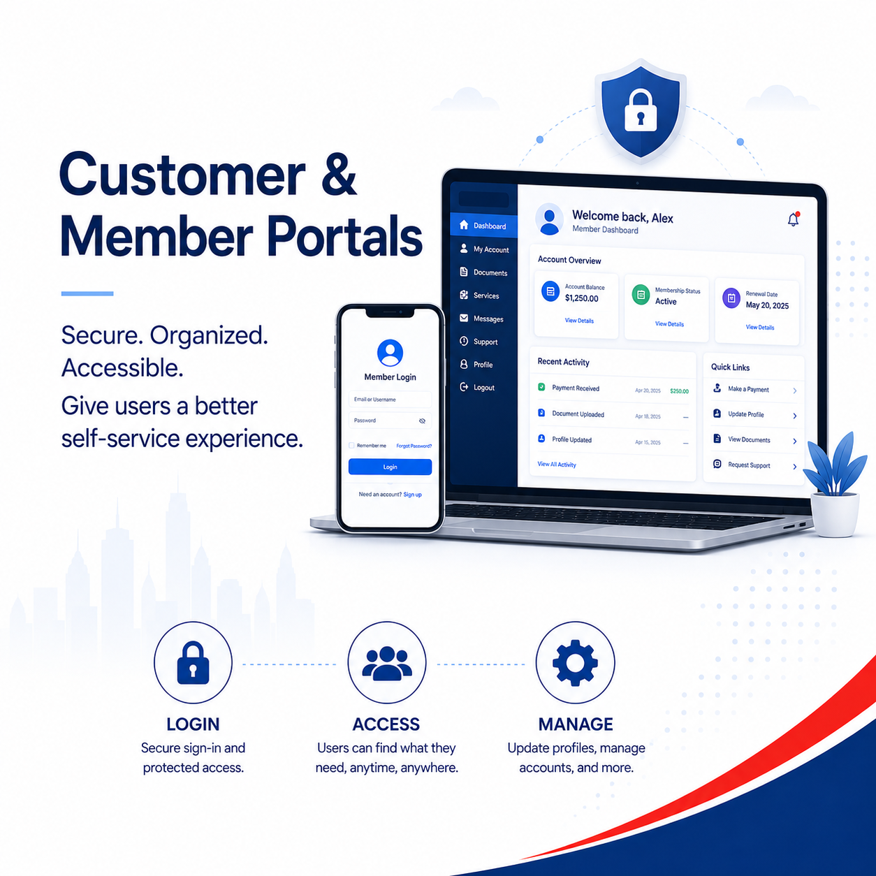 Customer & Member Portals
